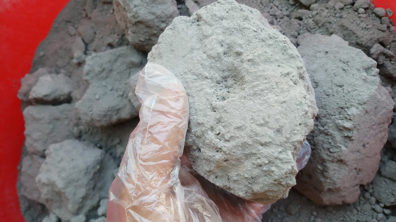 Tutorial:How to ReUse Hard Pure Cement Chunks By Crushing🌪️🤤 @SOFT NOISE SMASHING ASMR