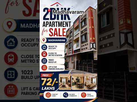 🏡 Premium 2BHK Apartment for Sale in Madhavaram | Ready to Occupy | Near Metro Station