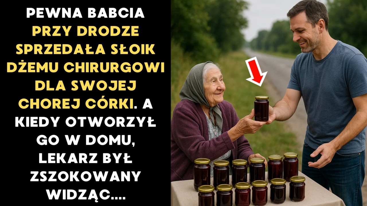 Babcia sprzedała chirurgowi słoik dżemu, a kiedy lekarz otworzył go w domu, zaniemówił...