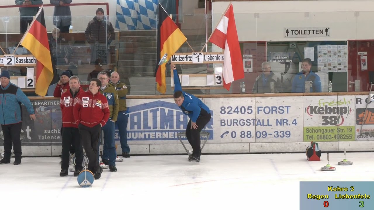 Eisstocksport Europacup Herren 2025, Vorrunde, EC Moitzerlitz Regen : GSC Liebenfels