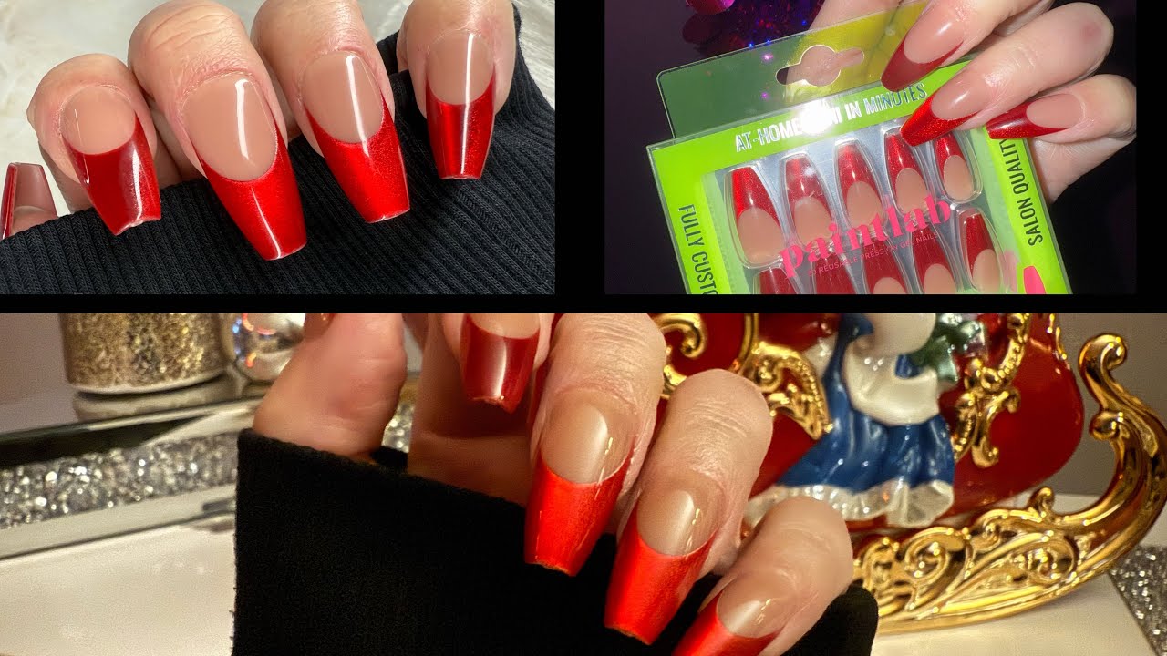 Reviewing Paint Lab Nails From Walmart / Holiday Vibes 🎁🎄🎊