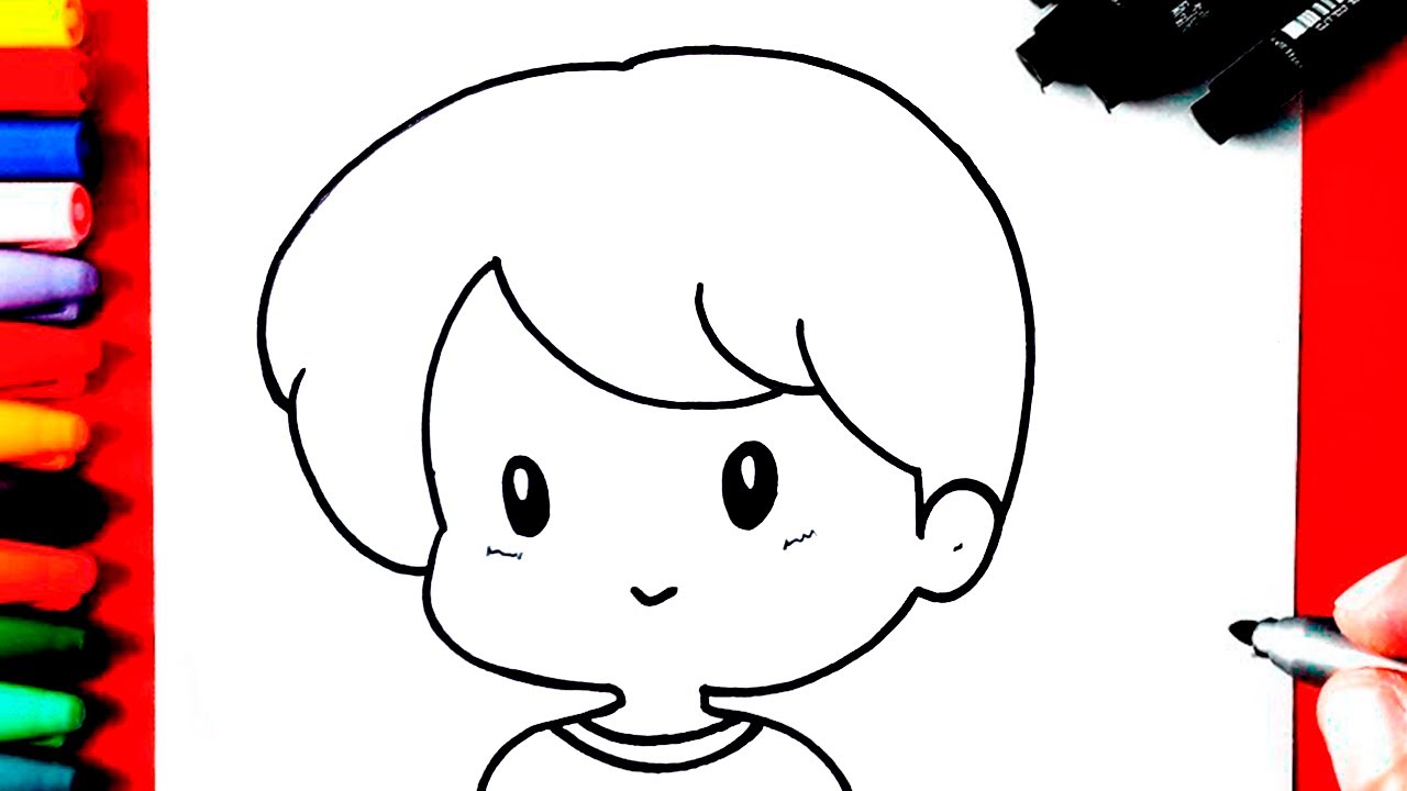 COMO Desenhar um MENINO - YouTube