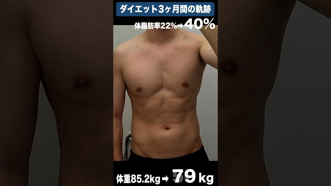 3ヶ月で-13kg【ラファエル】#ラファエル #shorts #ダイエット