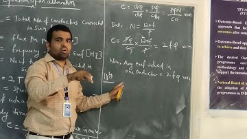 L(2) EMF Equation of an Alternator