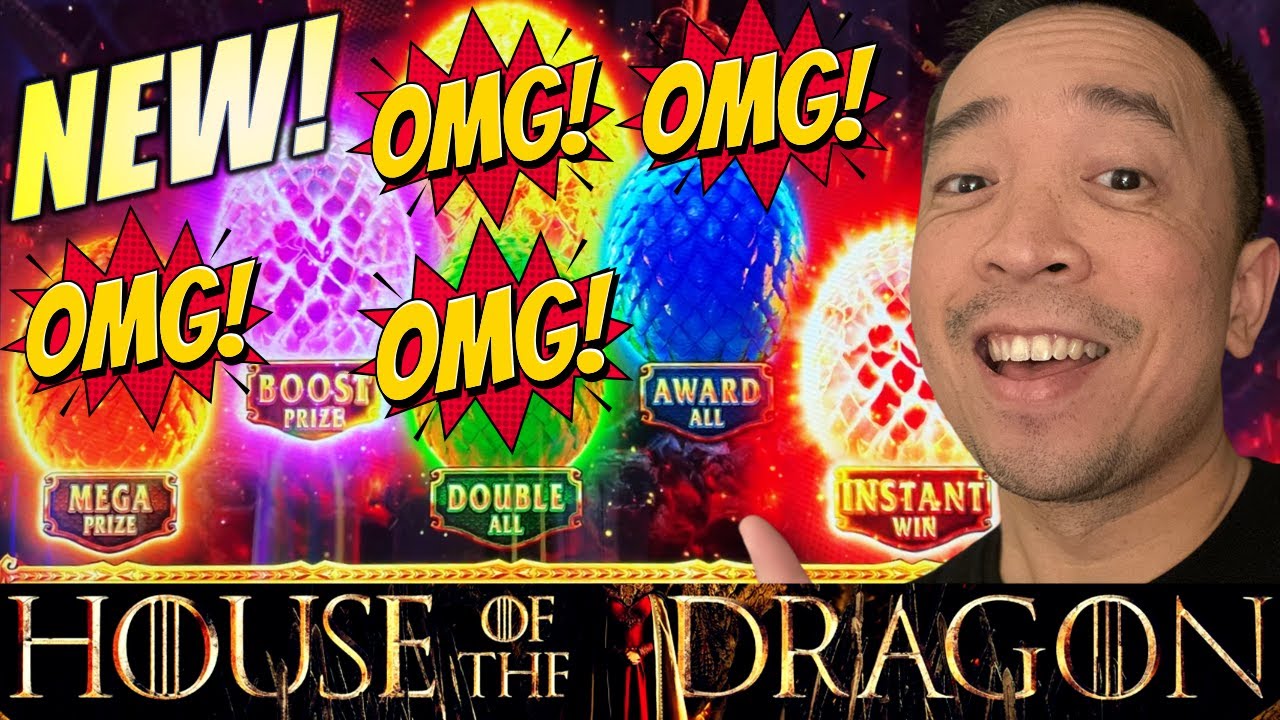 ★NEW SLOT!★ QUADRUPLE EGG POP!! 🐲 HOUSE OF THE DRAGON Slot Machine (Aristocrat Gaming)