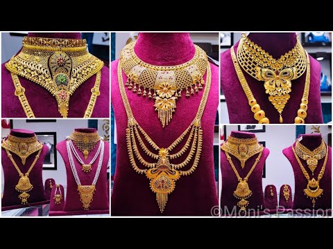 senco gold choker collection/gold necklace latest design/gold choker latest