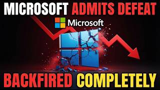 Microsoft's Biggest Mistake Just Backfired Completely