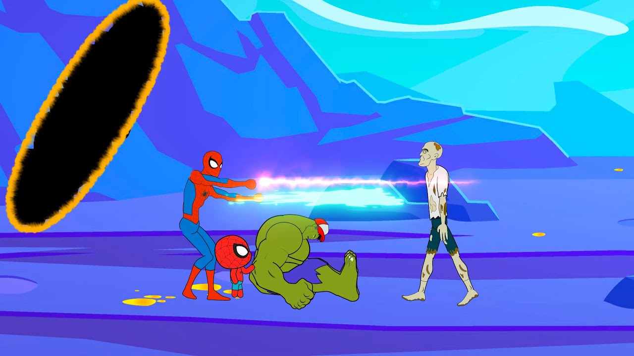 GOOD vs BAD Monster #animation #hulk #spiderman