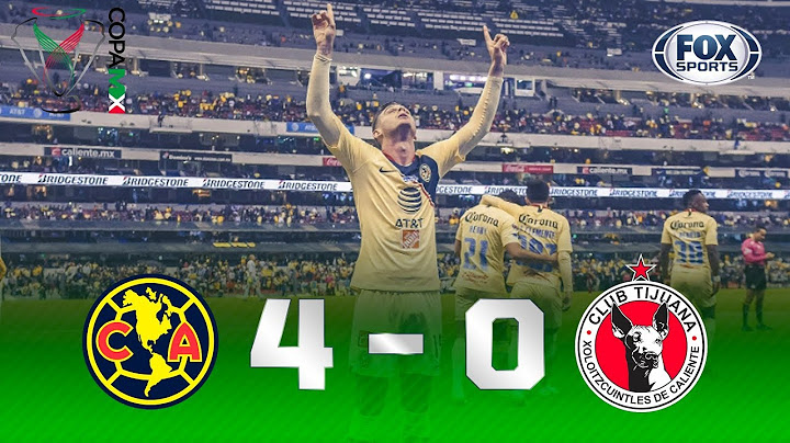 América - Tijuana [4-0] | GOLES | Semifinal | Copa MX