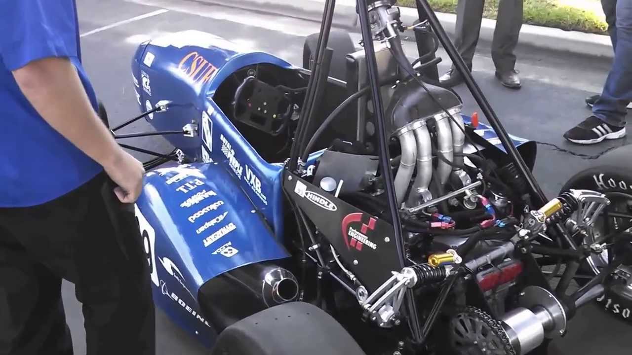 Cal State Fullerton SAE Car at the Coastal Enterprises HQ