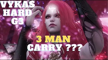 Lost ark Vykas Hard G3 - 3 man bus #sorceress #vikas