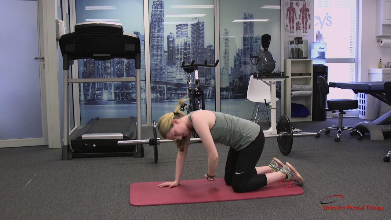Thoracic Mobility Series: Reach Through Thoracic Rotation in Quadruped - Symmetry Physical Therapy