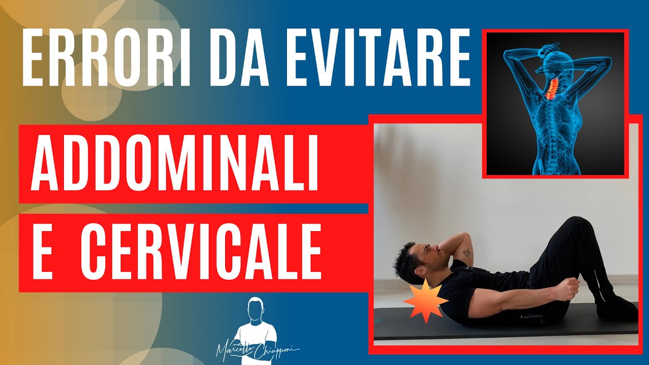 Evita questi errori ADDOMINALI: la 