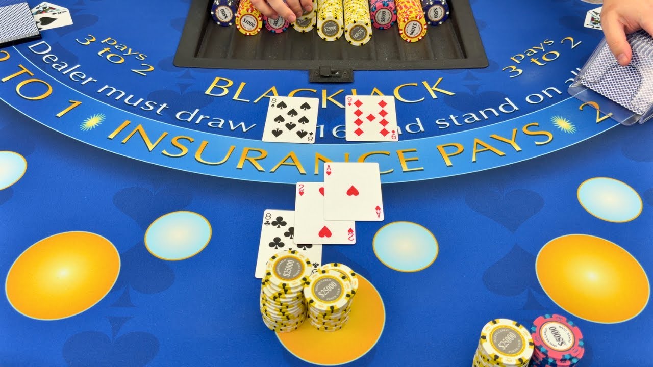 MASSIVE $800,000 BLACKJACK HAND WIN WITH LUCKY ACE & AMAZING BETS TO WIN $1,500,000!