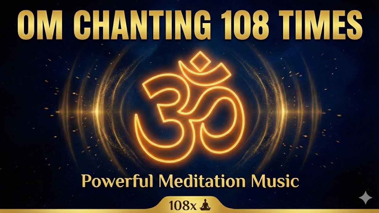 Om Chanting 108 Times | Powerful Meditation for Peace & Positive Energy