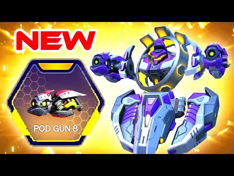 NEW SEEKER MECH and NEW POD GUN WEAPON | Mech Arena