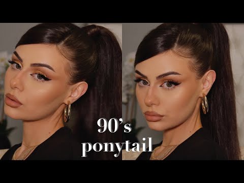 видео: Quick & Easy 90's Ponytail Tutorial | Trendy