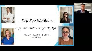 Dry Eye Webinar with Dr. Lifferth