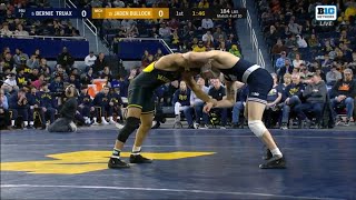 Bernie Truax(PSU) vs Jaden Bullock(MICH) 1/19/24 (Jeff Byers Radio Call)