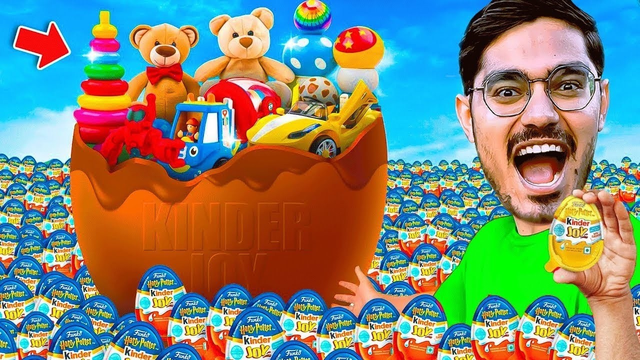 Opening 1000 Kinder Joy Worth ₹40,000   कितने इनाम निकलेंगे Very Interesting Results