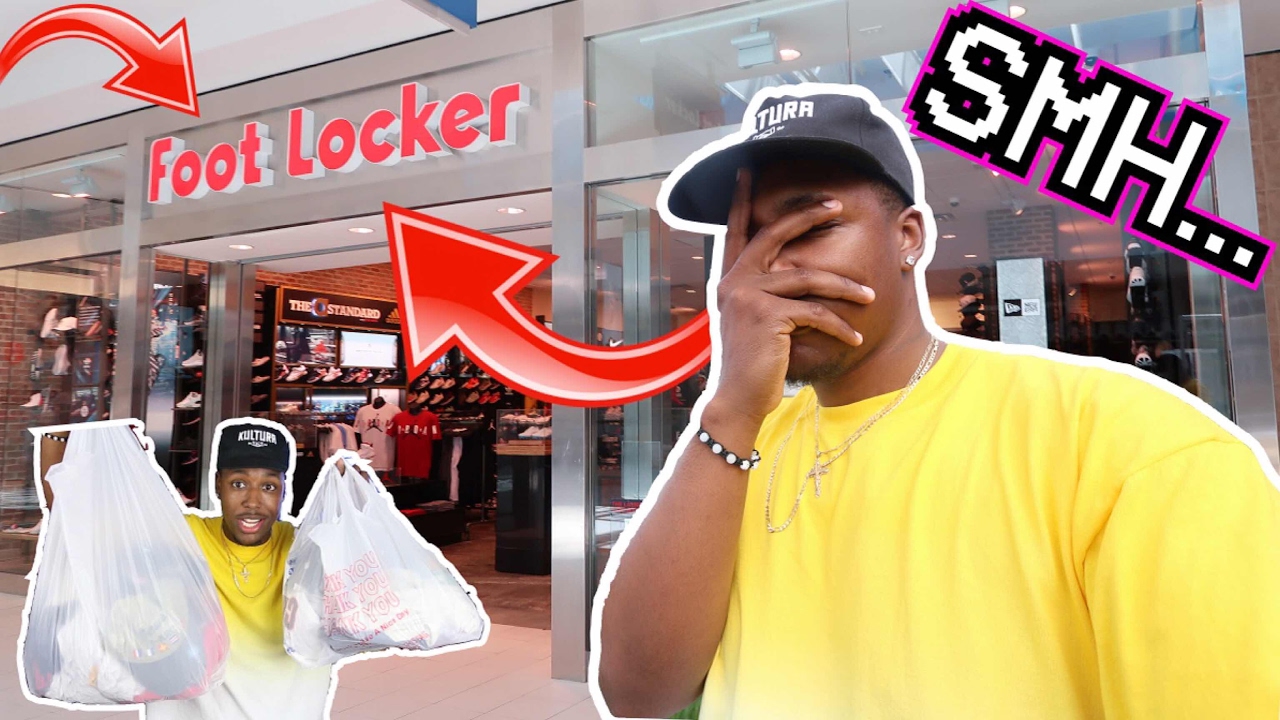 THEY GOT ME FOOTLOCKER HANDED ME AN L NEW MALL THRIFT PICKUPS 
