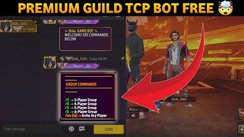 PREMIUM GUILD TCP BOT FREE 😱 | NEW GUILD TCP BOT OB51 😎 | FREE FIRE TCP BOT 😬 | EMOTE BOT🗿 |