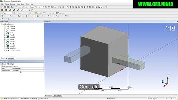 ✅  ANSYS DESIGN MODELER - Imprint Face - Basic Tutorial 11