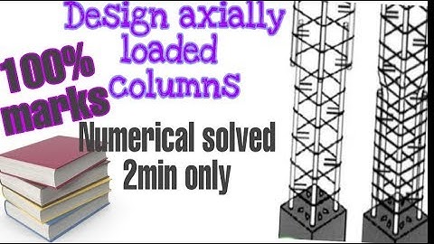 Design axially loaded Column base numerical problem