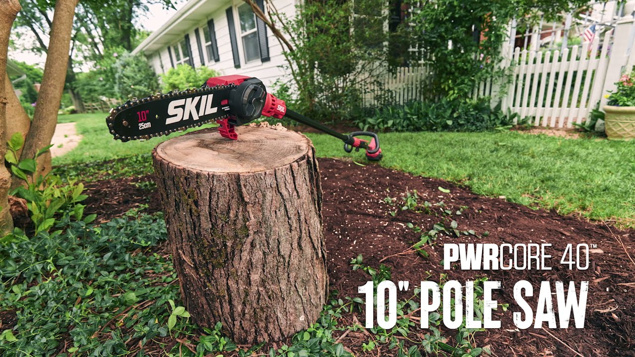 PWR CORE 20™ 8 Pole Saw with Battery and Charger (PS4563B-10) by SKIL