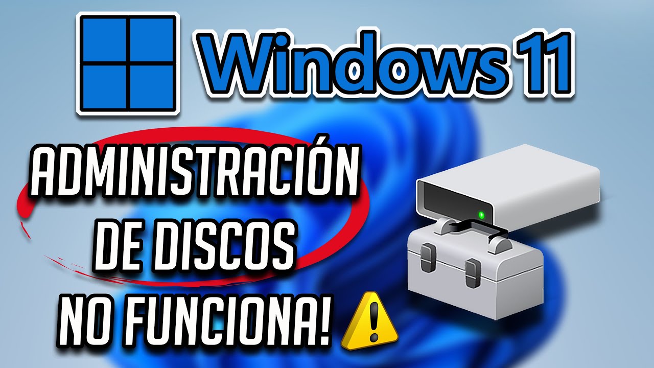 Administración de Discos  No Funciona No Se Abre No Inicia en Windows 11 / 10 - Solucion