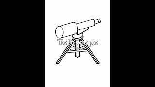 How to draw an isometric telescope