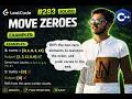 LeetCode 283 - Move Zeroes | C++ Solution | Two Pointer In-Place