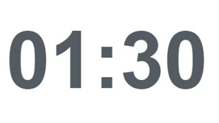 1 minute and 30 seconds timer | 90 second timer | 1.5 minute timer | HD-COUNTDOWN | 90 sec