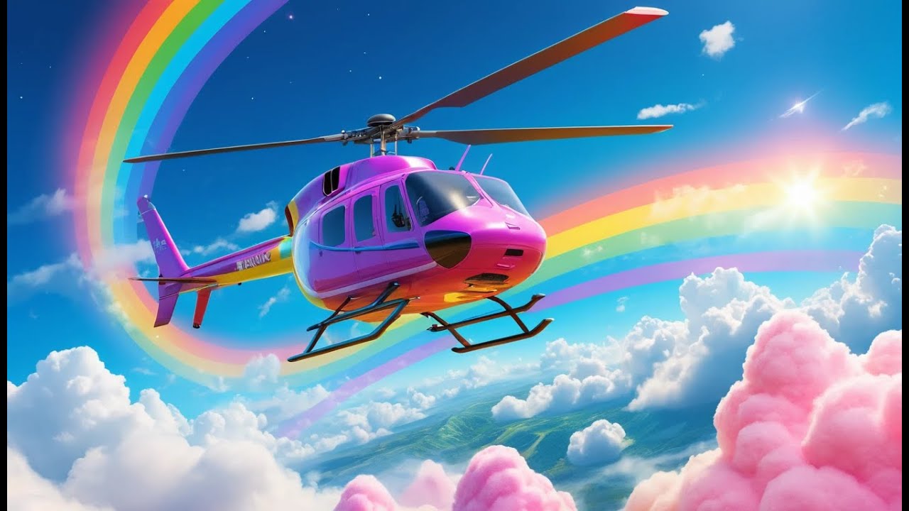 Voroom Voroom! The Helicopter Spin | Spinning Helicopter Song | Flying Adventure Rhyme for Toddlers