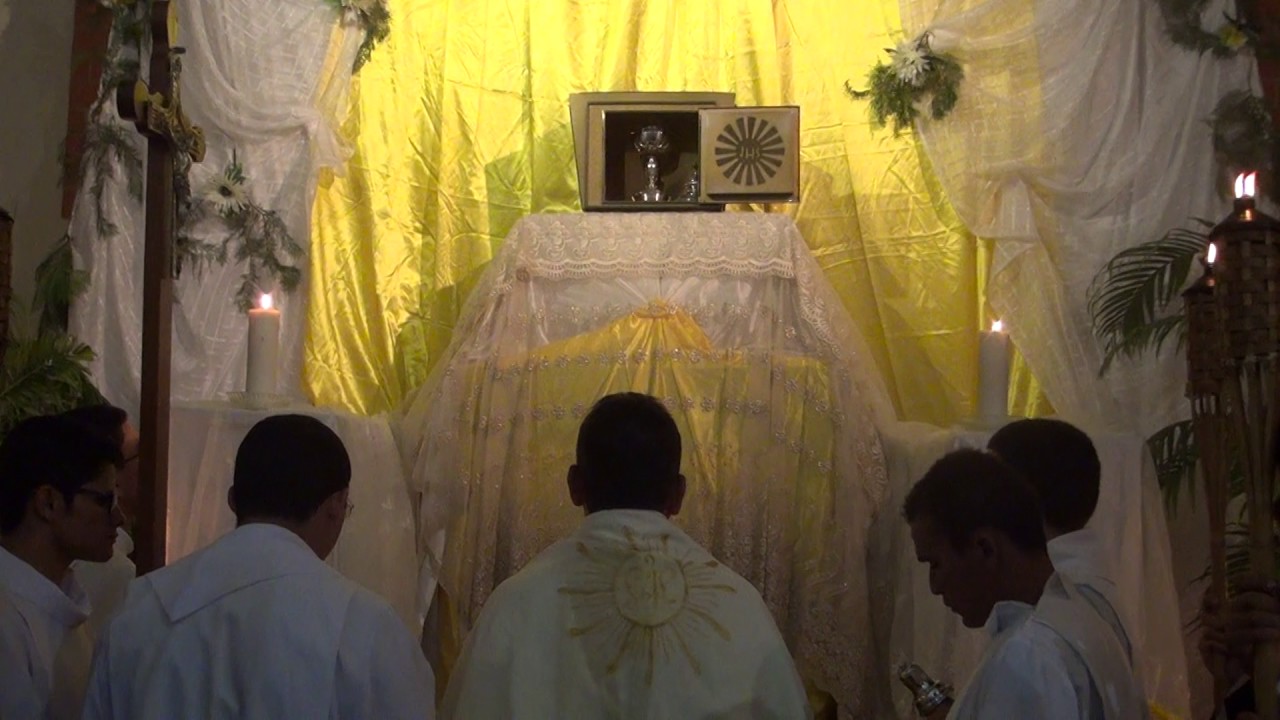 Cantos Para Quinta Feira Santa 2018 Oracao Diante Do Santissimo Na Quinta Feira Santa Em Grajau Ma Youtube