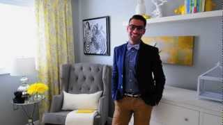 Chic Nursery by Alykhan Velji Designs
