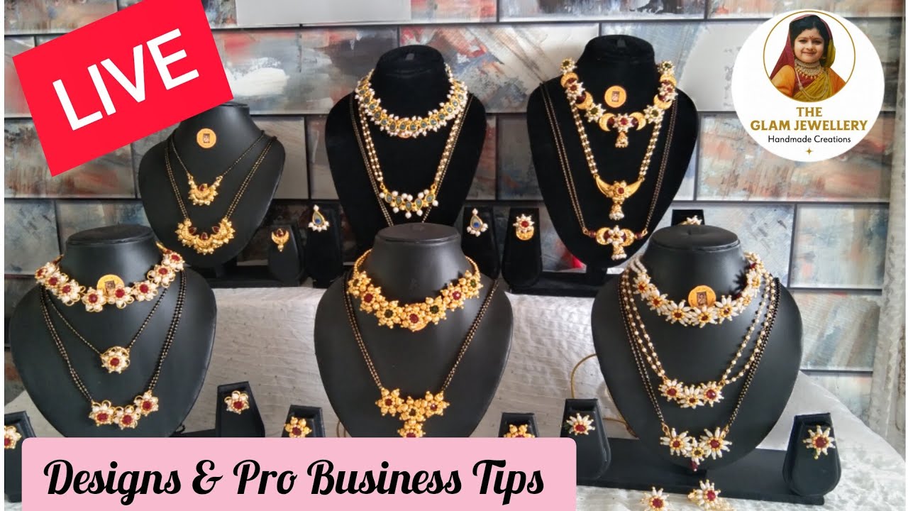 LIVE SessionHandmade Jewellery Collection| Designs & Pro BusinessTips
