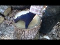 How to Split Firewood  For Beginners