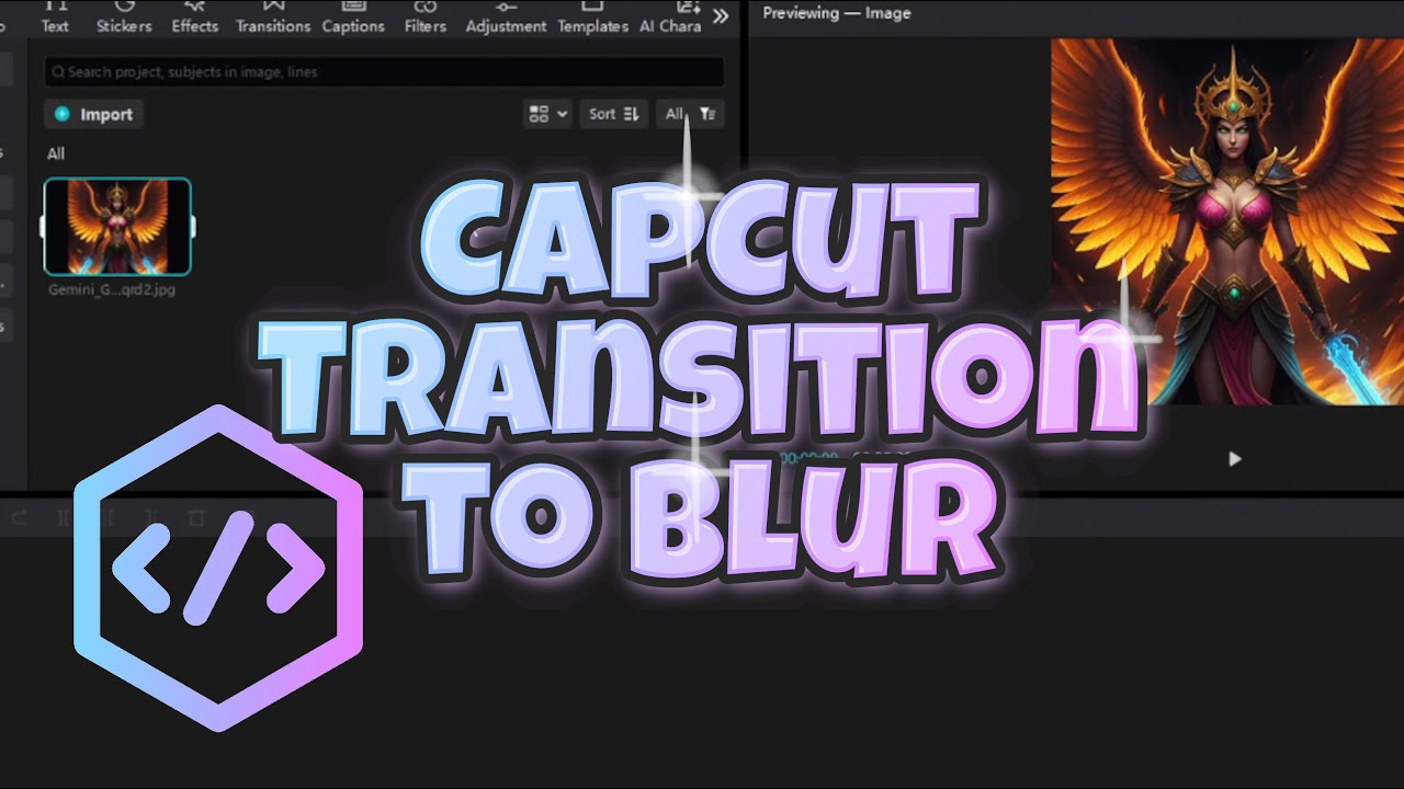 How to Easily Transition into a Blur Filter in Capcut