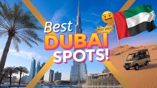 Dubai's Best Spots You Must Visit! 🏖️ #DubaiTour