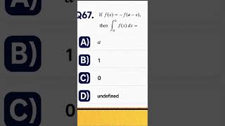 integration when f(x) = - f(a-x)? | IIT JEE Mains Micro Concepts | Calculus 2027 #jee #jee2027