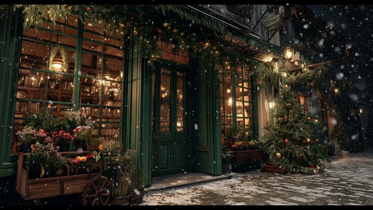 Cozy Winter Evening with 1950s Vintage Jazz