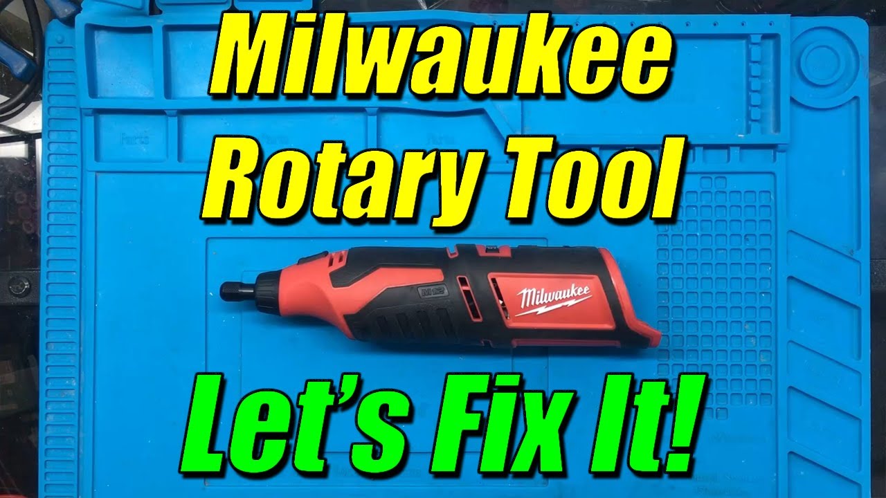 Milwaukee Rotary Tool Repair - How to Fix it! 
