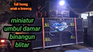 ANAk e BREWOG teko miniatur umbul damar binangun blitar