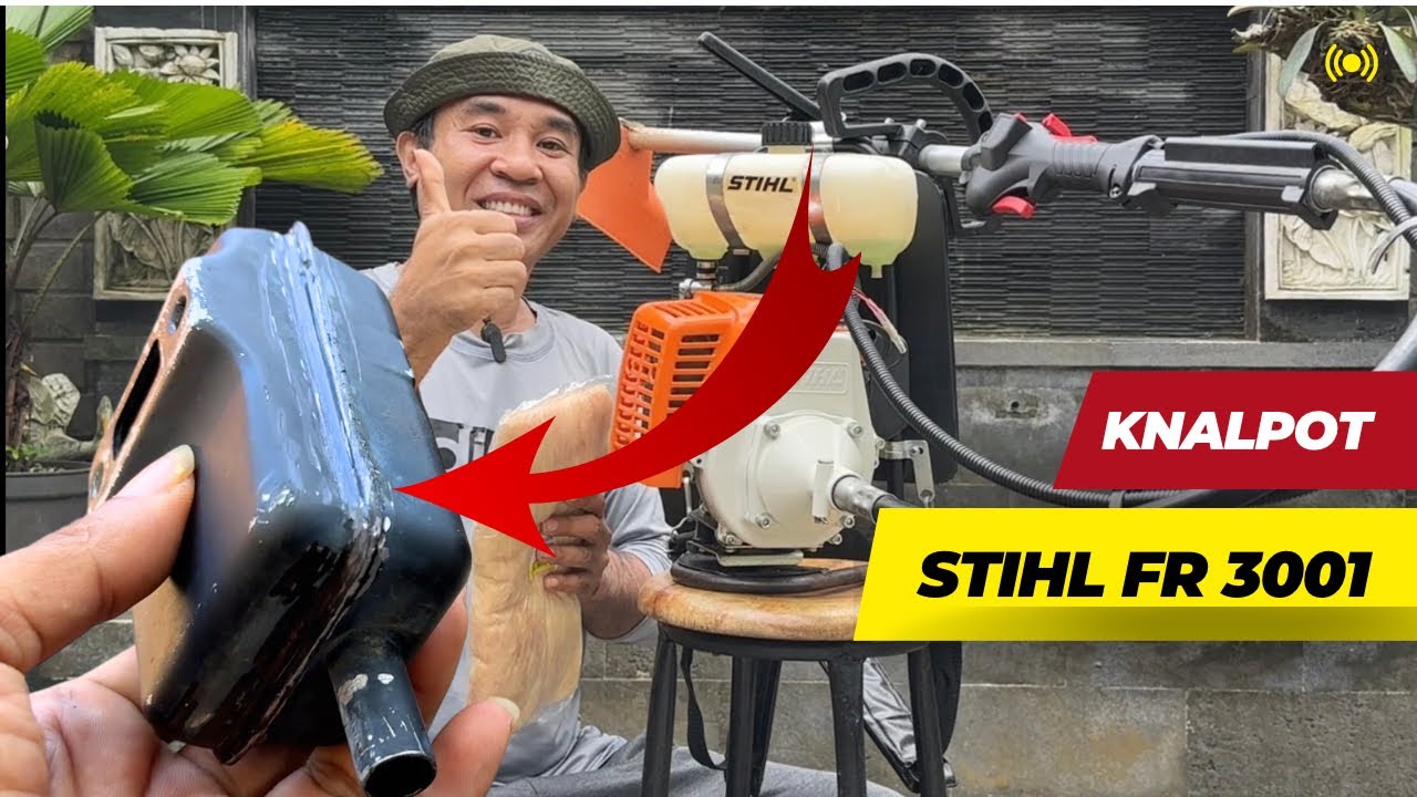 Suara Jadi Halus ❗️Modif Knalpot Mesin Rumput Stihl