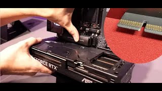 ASUS modifica el sistema de ranura PCIe Q-Release, la culpa de dañar las GPUs era del usuario