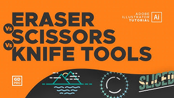 How to Use the Eraser, Scissors & Knife Tools • Adobe Illustrator Tutorial