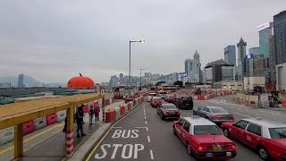 城巴788特快路線8420 SU4708中環(港澳碼頭)往小西灣(藍灣半島)（縮時影片）