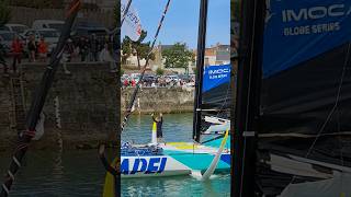 🏁 Vendée arctique 2026 départ du navigateur Ambrogio Beccaria 🇮🇹