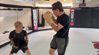 ブレイキングダウン20決まったので朝倉未来とスパーしてみた